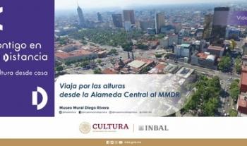 Conoce el paisaje aéreo entre el Palacio de Bellas Artes y el Museo Mural Diego Rivera