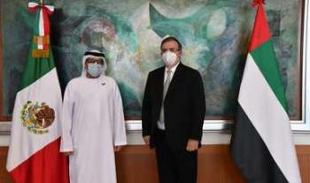 El Gobierno de México agradece la solidaridad del Gobierno de Emiratos Árabes Unidos ante COVID-19