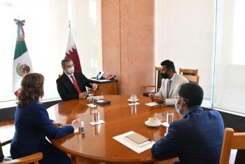 La embajada de Qatar apoya a México con insumos médicos