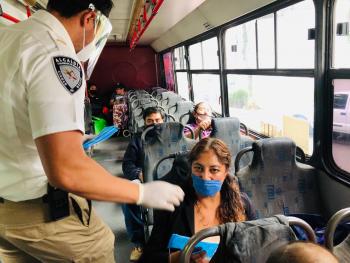 Alcaldía Cuajimalpa refuerza medidas sanitarias en las colonias Navidad y Ébano