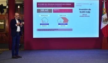 Avanza Programa Emergente de Vivienda; se han aprobado apoyos para más de 120 mil familias: Sedatu