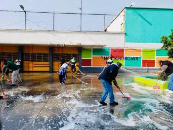 Gustavo A. Madero ejecuta acciones de saneamiento