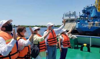 El Secretario Jorge Arganis Díaz Leal, dio a conocer que la API Puerto Chiapas realizará dragado de mantenimiento emergente