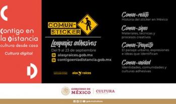 Llega la exposición virtual COMUN-Sticker. Lenguajes adhesivos a Contigo en la distancia