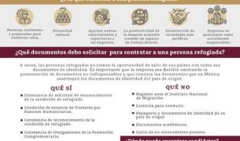 Convergen STPS, ACNUR y OIT en promoción del derecho al trabajo de las personas refugiadas
