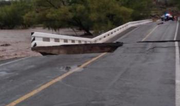 La SCT en estado de alerta por las fuertes lluvias en la Huasteca Potosina