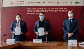 Sedatu e Infonavit regenerarán espacios urbanos en Nuevo León y Tamaulipas
