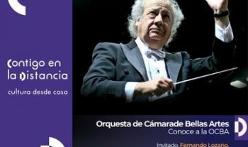 Conoce a la OCBA recibe al director de orquesta Fernando Lozano