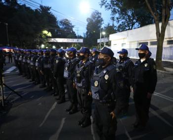 Refuerzan seguridad en Tacuba
