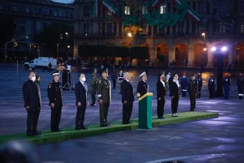Asiste Jefa de Gobierno a ceremonia conmemorativa por sismos de 1985 y 2017 en la Ciudad de México