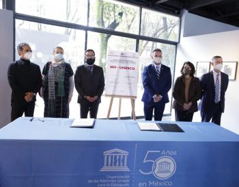 Acuerdan UNESCO y AMH rescatar sitios patrimoniales