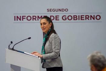 Rinde Claudia Sheinbaum Pardo Segundo Informe de Gobierno
