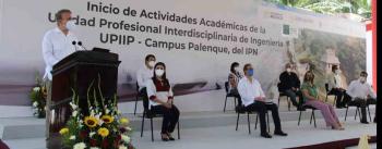 Inauguran autoridades federales y locales la Unidad Profesional Interdisciplinaria de Ingeniería, campus Palenque, del Instituto Politécnico Nacional