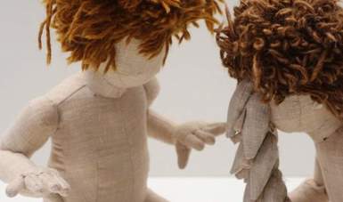 Arte y pasado conviven en las esculturas textiles de la artista Alma Hernández