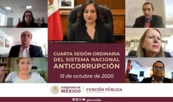 Secretaria Sandoval Ballesteros propone al SNA protocolo de actuación en materia de contrataciones públicas