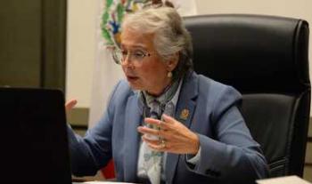 La lucha feminista es no solamente legítima, sino profundamente necesaria en el país, enfatiza secretaria Olga Sánchez Cordero