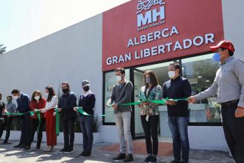 Encabeza Jefa de Gobierno inauguración de la alberca "Gran Libertador" en la alcaldía Miguel Hidalgo