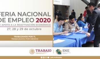 Ofertarán más de 25 mil vacantes en la Feria Nacional de Empleo 2020