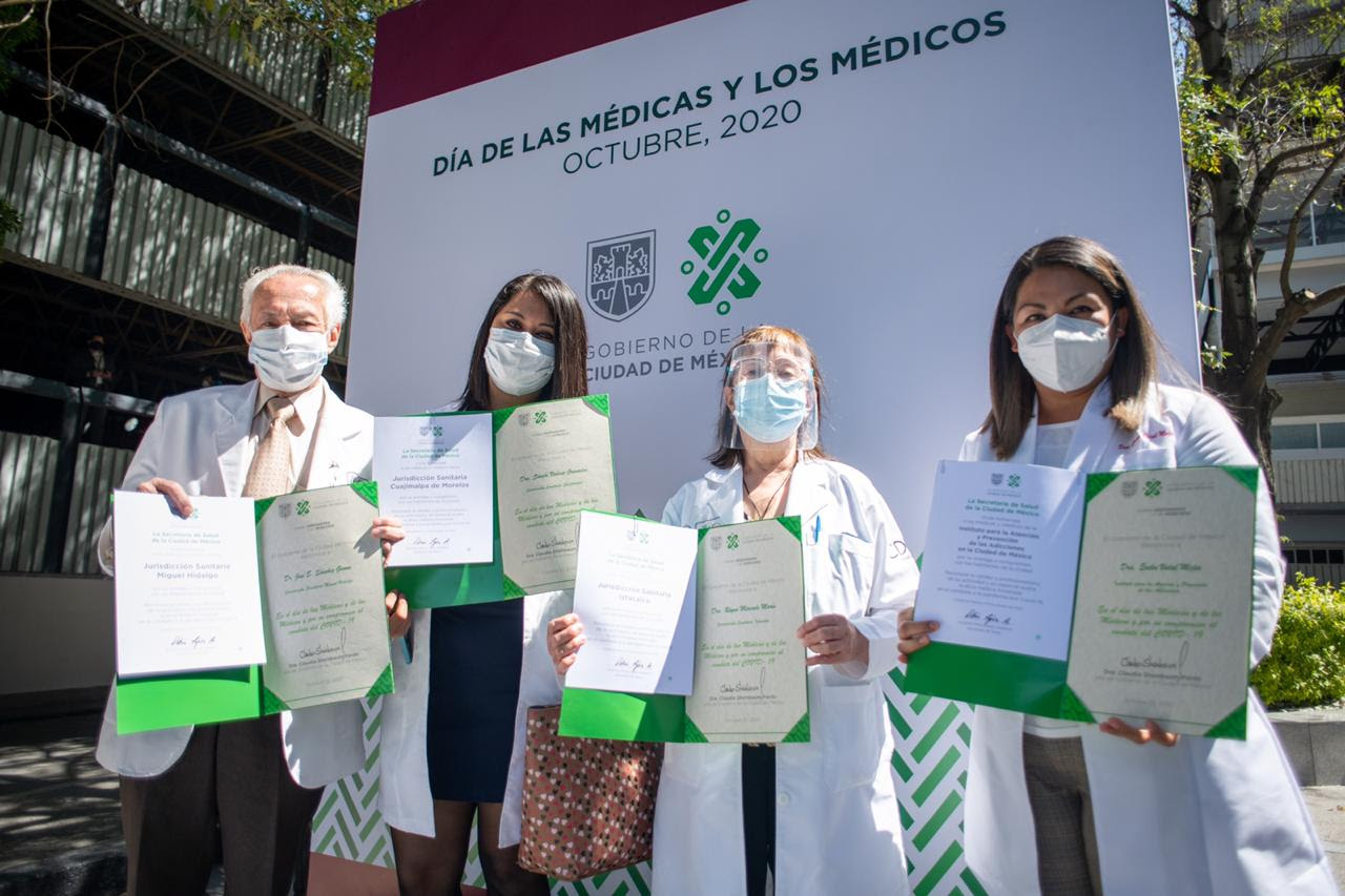 Reconoce Gobierno capitalino a 9 mil 66 médicas y médicos de la SEDESA