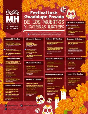 Presenta AMH cartelera cultural virtual con motivo del “Día De Muertos”