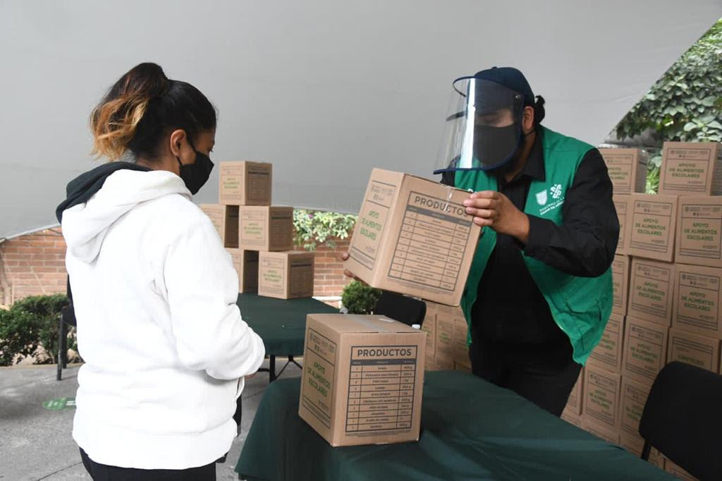 Avanza Gobierno Capitalino con la entrega de 103 mil 124 apoyos alimentarios escolares durante la pandemia