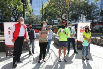 AMH impulsa la seguridad peatonal