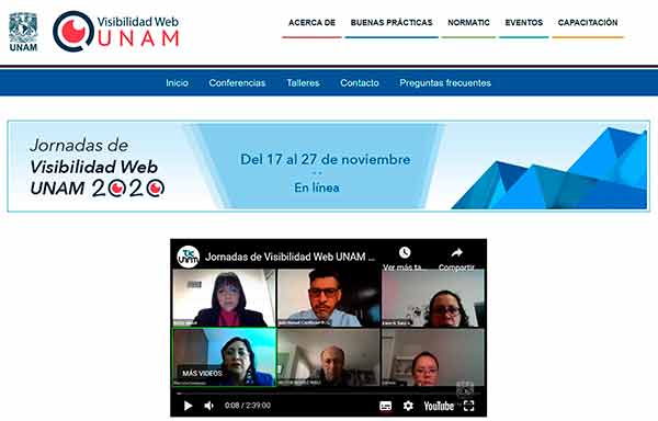 Fundamental para la UNAM su visualización a través de internet