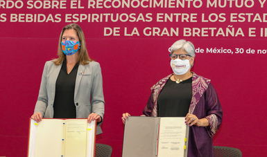 México y Reino Unido firman Acuerdo para el reconocimiento y protección de las denominaciones de bebidas espirituosas