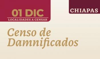 En Chiapas avanza el censo de viviendas afectadas por inundaciones; se aplica este martes en 78 localidades