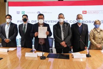 Firma la Junta de Asistencia Privada de la Ciudad de México y la alcaldía Azcapotzalco convenio de colaboración en favor de los grupos de atención prioritaria