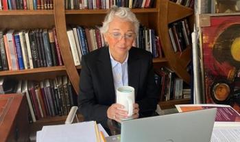 Expone secretaria de Gobernación en encuentro de la Embajada Británica en México, trabajo para erradicar las violencias contra las mujeres