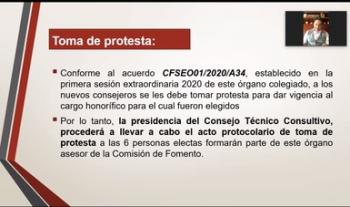 Rinden protesta representantes de OSCs como integrantes del Consejo Técnico Consultivo