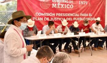 Gobierno federal y pueblo yaqui acuerdan inversión para desarrollo integral de comunidades