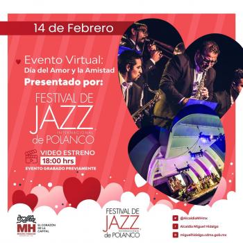 Ofrece AMH concierto virtual de jazz por el "día del amor y la amistad"