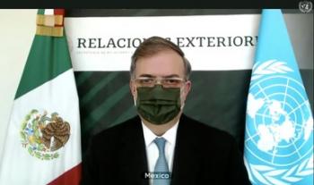 Mexico llama al Consejo de Seguridad de la ONU a garantizar el acceso a vacunas contra COVID-19