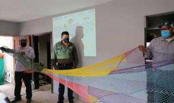 Rederos de Topolobampo acuden al llamado de convocatoria al curso-taller sobre los Dispositivos Excluidores de Tortugas Marinas (DET)