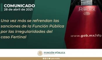 Una vez más se refrendan las sanciones de la Función Pública por las irregularidades del caso Fertinal