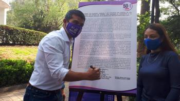 Vamos por una alcaldía libre de violencia contra las mujeres: Tabe