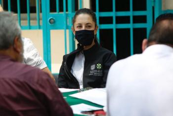 Encabeza Jefa de Gobierno reunión para resolver abastecimiento de agua con pipas en la Alcaldía Tlalpan