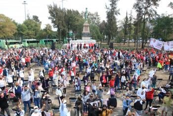 RSP muestra músculo en CDMX, reúne 5 mil militantes en mitin de GAM