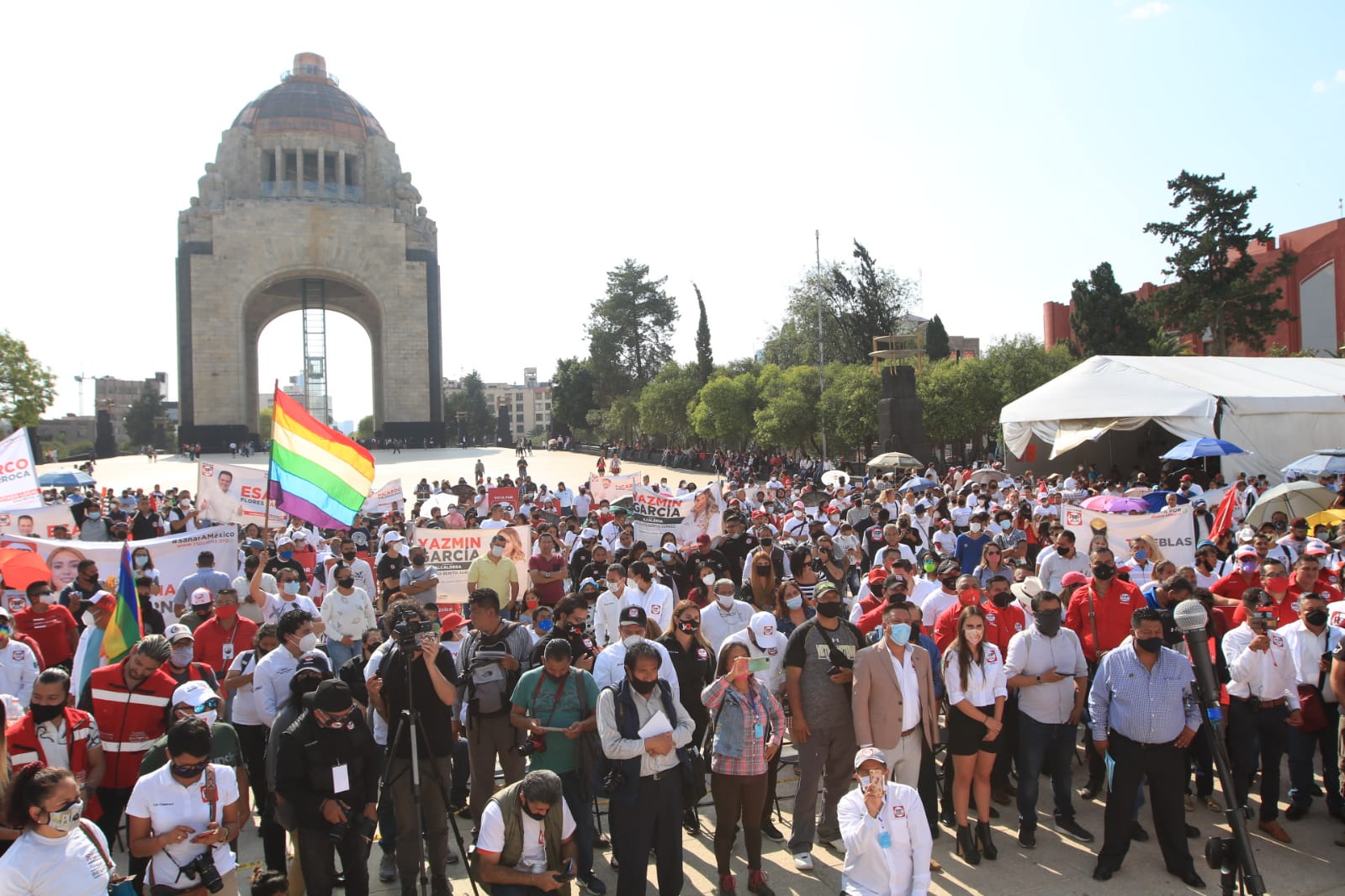 RSP aglutina a 20 mil progresistas en Ciudad de México durante mítines 
