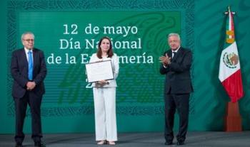 Gobierno federal reconoce labor del personal de enfermería, sobre todo ante COVID-19