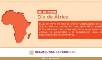 México felicita a pueblos y gobiernos de África por el Día de África 2021