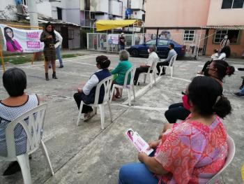 Vecinos de unidades habitacionales piden mayor seguridad a Luisa Alpízar