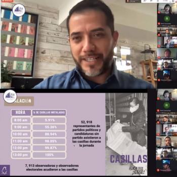 Presenta Consejero del IECM Mauricio Huesca, balance de los comicios en la Ciudad de México