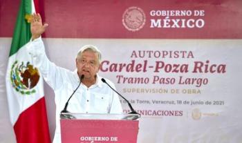 Presidente respalda acuerdo para concluir autopista Cardel-Poza Rica