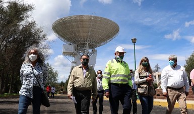 Evalúa titular de la SCT, impulso a Estación Terrena Satelital de Tulancingo