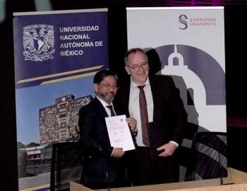 La UNAM y Sorbonne Université refuerzan colaboración al acordar la cátedra de excelencia
