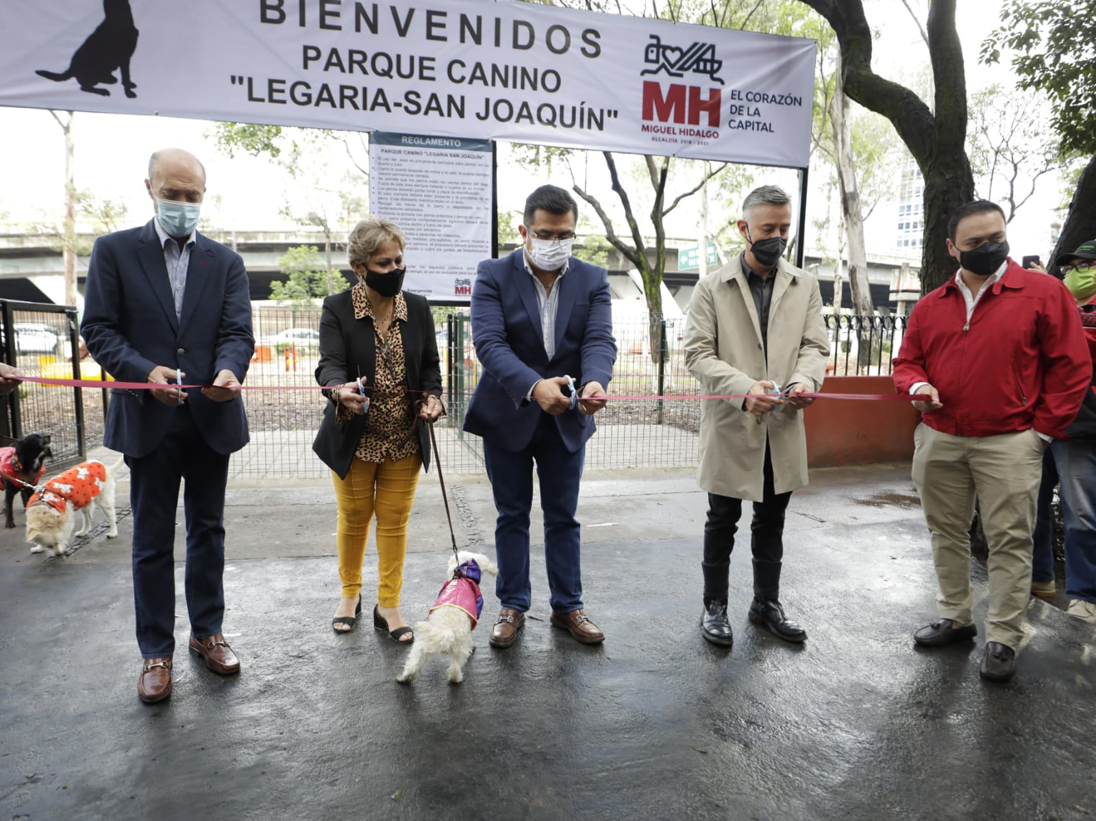 Inaugura AMH parque para perros Legaria-San Joaquín