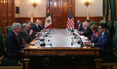 Presidente López Obrador recibe a delegación bipartidista de senadores de Estados Unidos